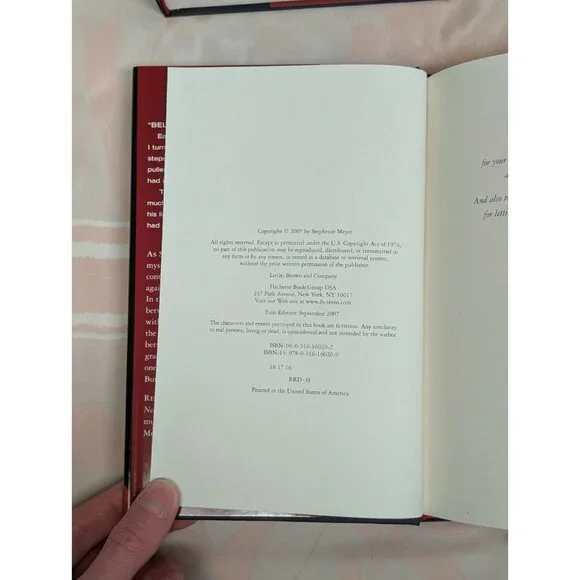Signed The Twilight Saga Collection by Stephenie Meyer First Edition 1st Print - Picture 8 of 12